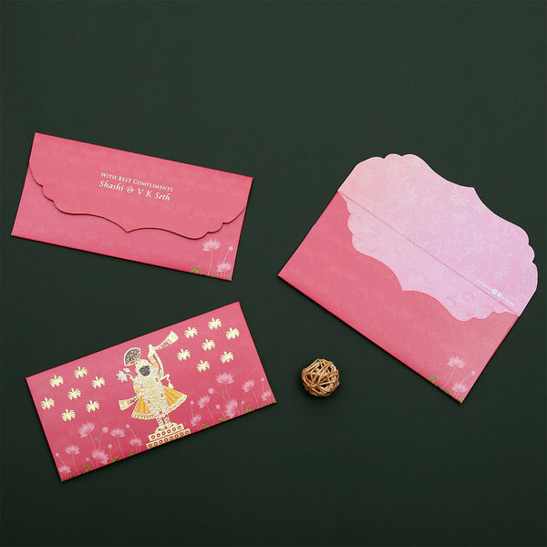 LOTUS REVERIE - MONEY ENVELOPE - PINK