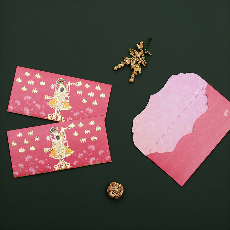 LOTUS REVERIE - MONEY ENVELOPE - PINK